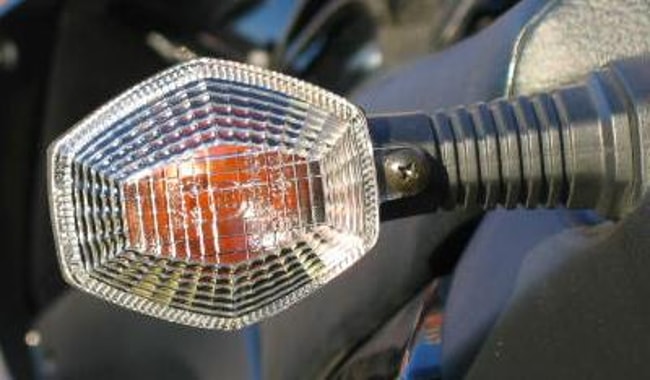 WFO transparenta blinkerslinser för Suzuki V-Strom DL650 / DL1000 2004-2011 (par)