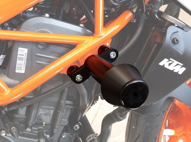 Frame crash pads for KTM Duke 125/200/390 '13-'20