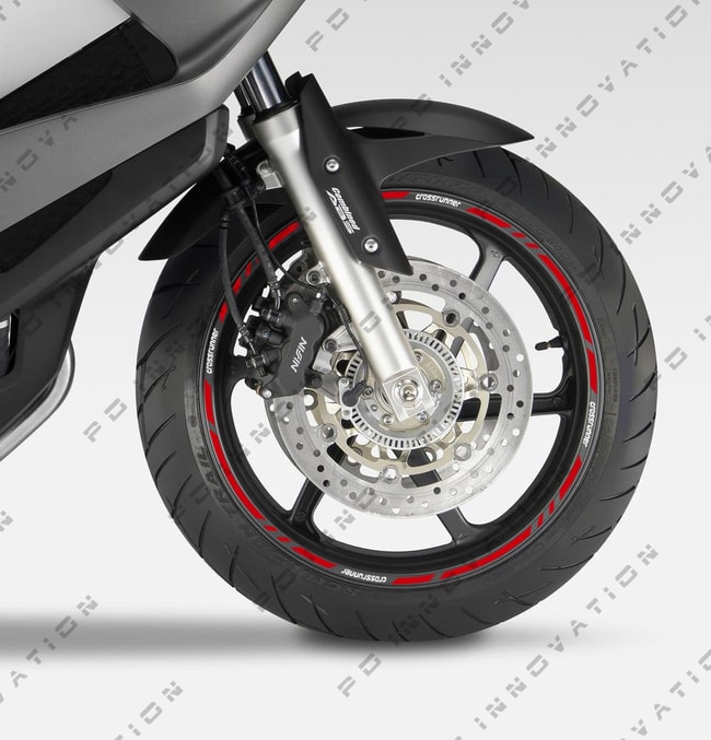 Cinta adhesiva para ruedas Honda Crossrunner con logos