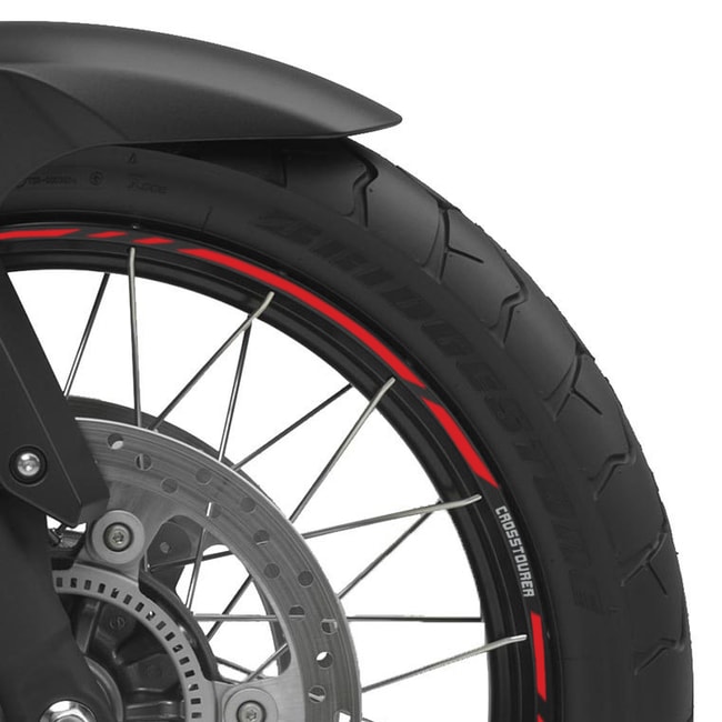 Honda Crosstourer wheel rim stripes with logos