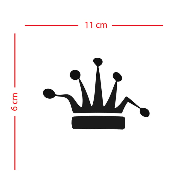 Crown sticker