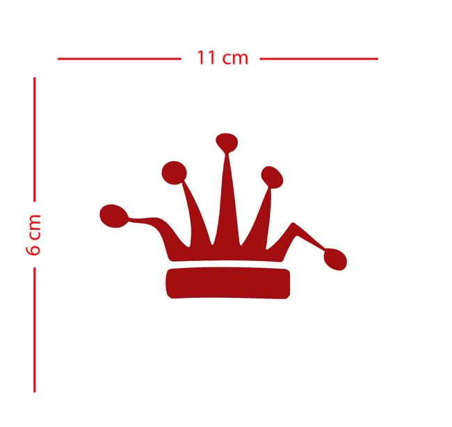 Αυτοκόλλητο Crown