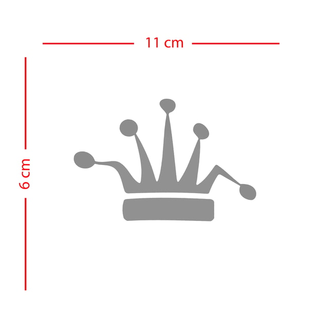 Αυτοκόλλητο Crown