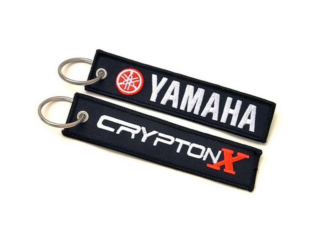 Κεντητό μπρελόκ δύο όψεων Yamaha Crypton-X