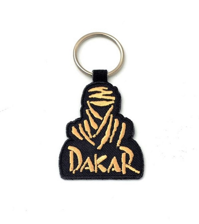 Dakar gold double sided key ring
