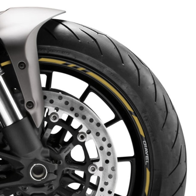 Αυτοκόλλητη ταινία τροχών Ducati Diavel με λογότυπα