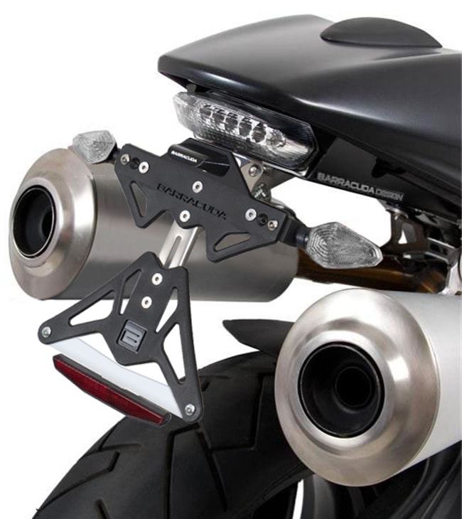 Ducati Monster 696 2008-2014 için Barracuda plaka kiti