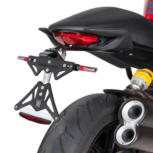 Ducati Monster 821 2014-2017 için Barracuda plaka kiti