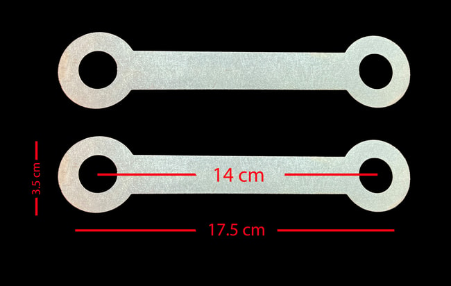 Lowering links for Suzuki DRZ 400 '00-'19 (50mm)