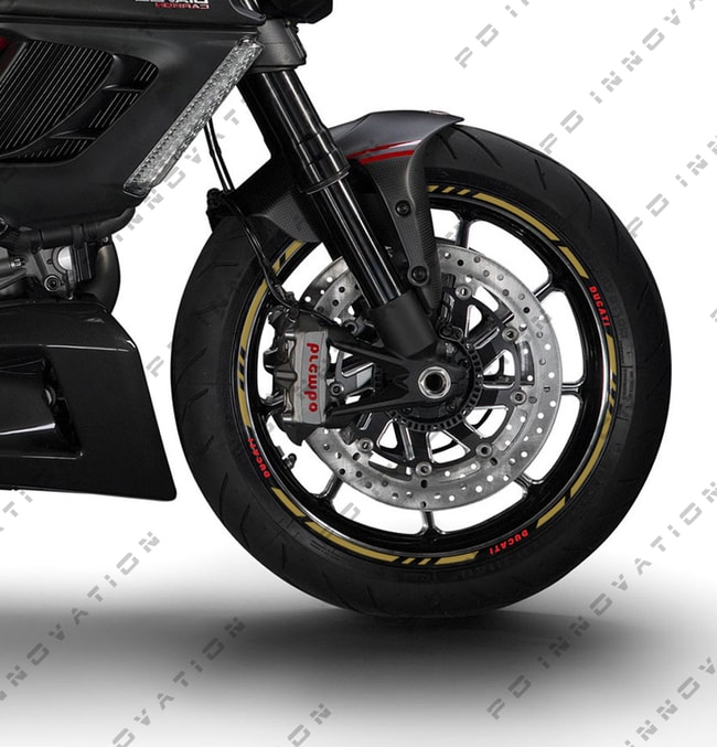 Paski na felgi Ducati z logo