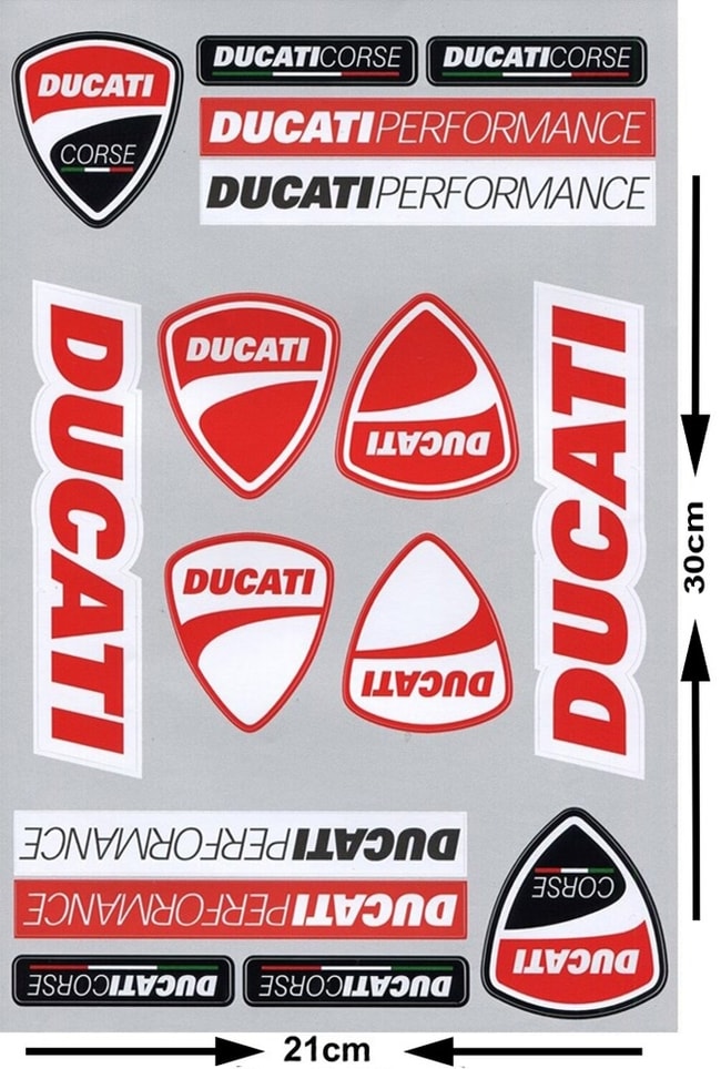 Kit adesivi Ducati (16 pz.)