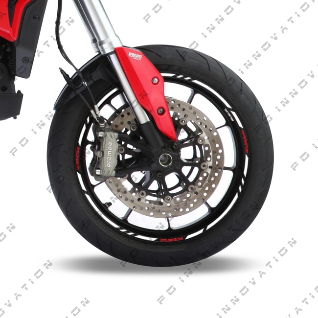Logolu Ducati Hypermotard jant şeritleri