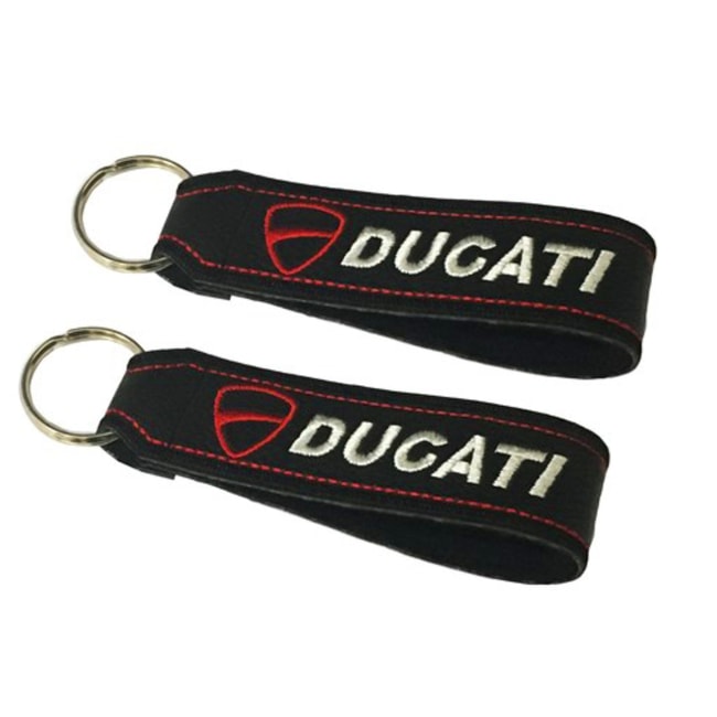 Portachiavi con cordino double face Ducati (1 pz.)