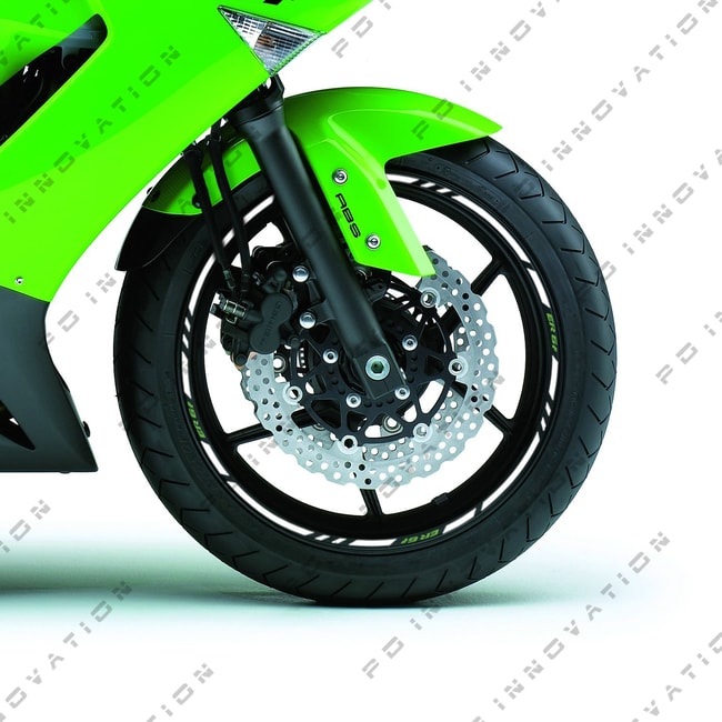 Cinta adhesiva para ruedas Kawasaki ER-6f con logos