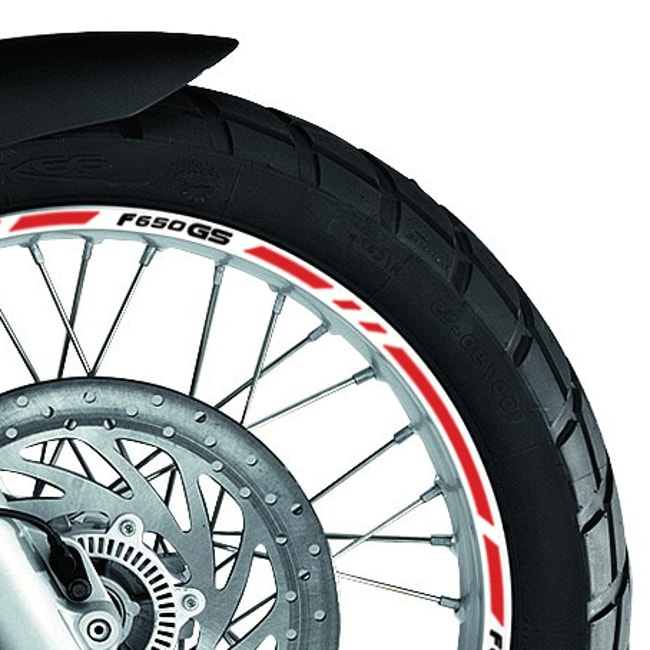 Cinta adhesiva para ruedas BMW F650GS con logos