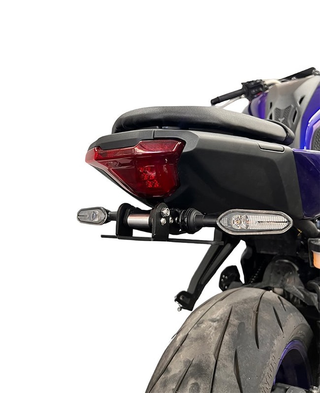 Support Plaque D'immatriculation Arrière (Fender Eliminator) Pour Yamaha MT-10/SP 2022-2024 - Aluminium Noir