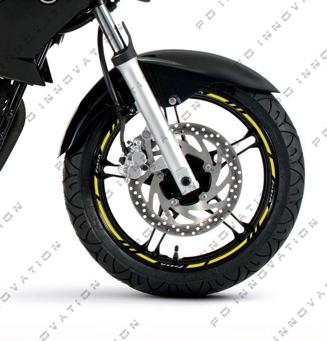 Yamaha Fazer wheel rim stripes with logos