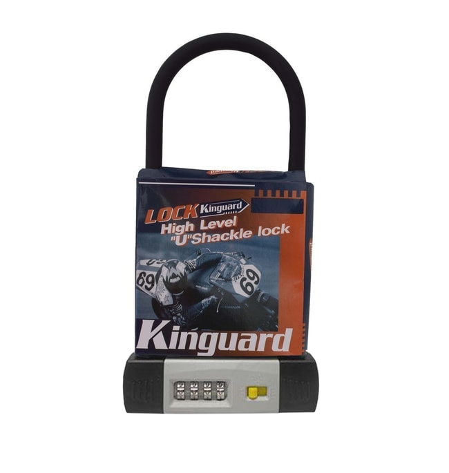Kinguard 'U' shackle with numeric combination lock