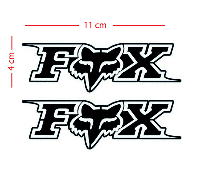 Fox sticker (2 pc.)