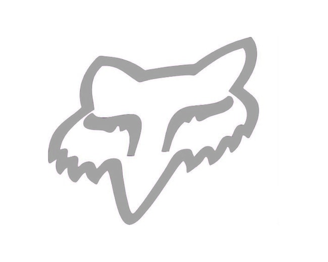Fox head sticker