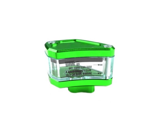 Clutch/brake fluid reservoir transparent green