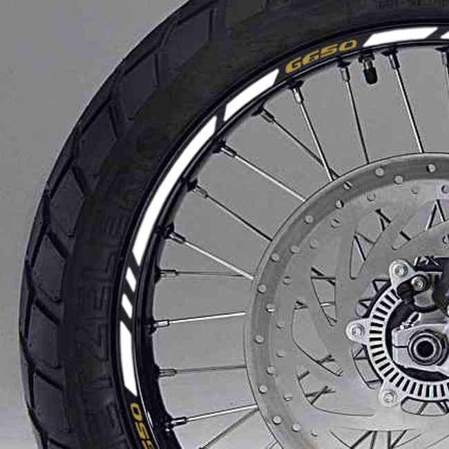 Cinta adhesiva para ruedas BMW G650 Xmoto con logos