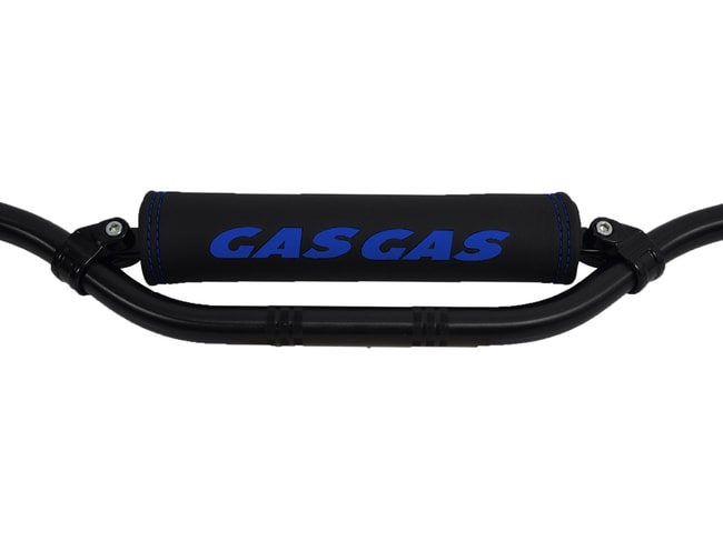 Crossbar pad for Gas Gas models black with blue logo