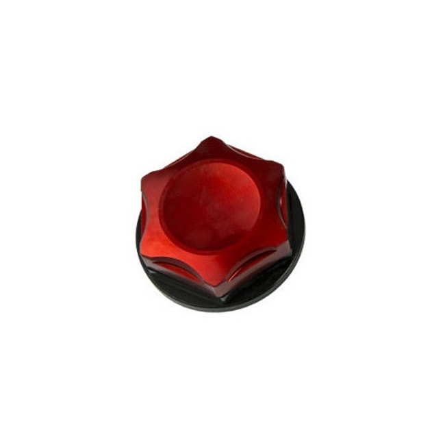 Streering nut, closed M28 x 1 red