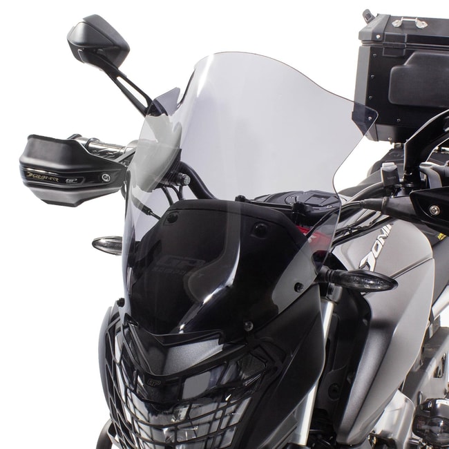 Parabrezza GPK compatibile con Bajaj Dominar 250 400 2017 2023 37cm trasparente Moto Discovery