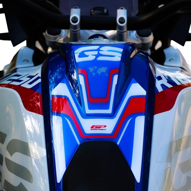 GPK tank pad 3D for R1200GS LC '13-'18 / R1250GS '19-'22 blue-red