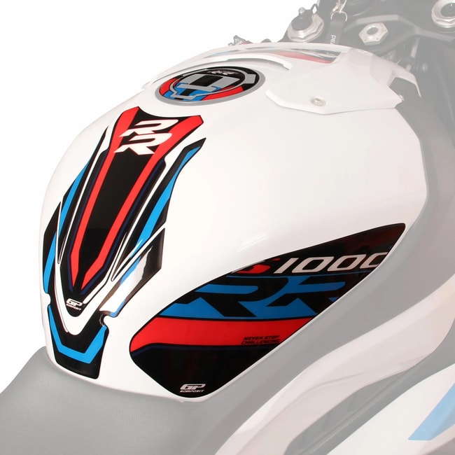 Adesivo Serbatoio 3D Resina Per BMW M 1000 XR 2024 - Effetto Light White - Foto 8