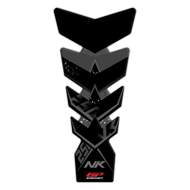 Set 3D de garnituri de rezervor GPK pentru CF Moto 250NK '18-'22 negru
