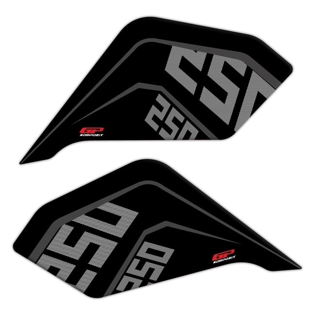 Set 3D pad serbatoio GPK per CF Moto 250NK '18-'22 nero
