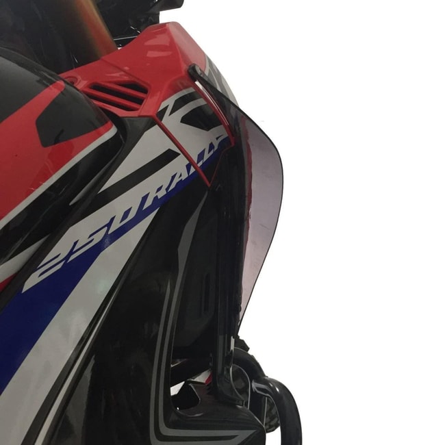 GPK air deflectors for Honda CRF250 Rally 2017-2020 fume