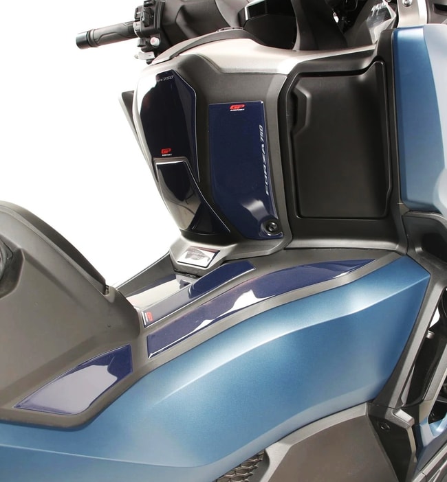 Juego de protectores de depósito GPK 3D para Honda Forza 750 2021-2024 azul marino