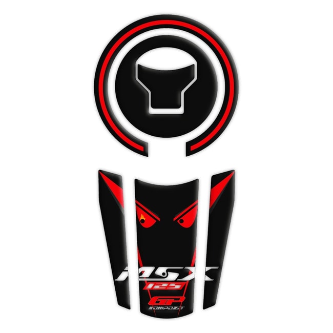 Kit 3D de protection de réservoir GPK pour Honda MSX 125 2012-2018