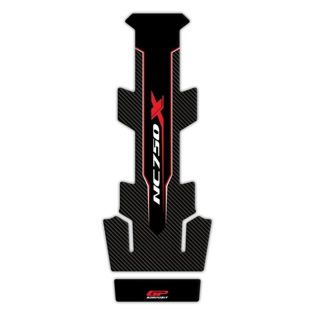 GPK προστατευτικό ρεζερβουάρ 3D για Honda NC750X 2016-2020 μαύρο-κόκκινο