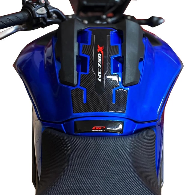 GPK προστατευτικό ρεζερβουάρ 3D για Honda NC750X 2016-2020 μαύρο-μπλε