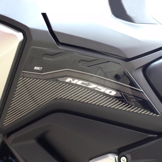 GPK σετ 3D προστατευτικά ρεζερβουάρ Honda NC750X 2021-2024 μαύρο/γκρι