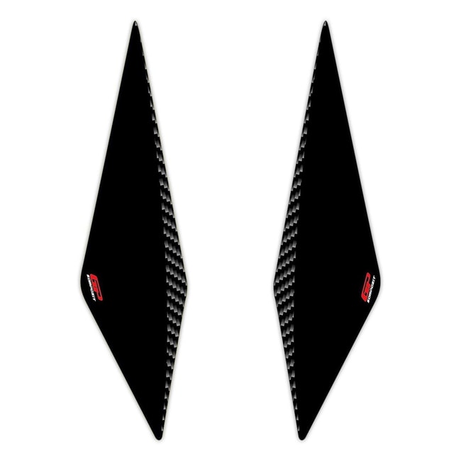 GPK front side 3D stickers for Honda PCX 125 / 150 2018-2020 black-carbon (pair)