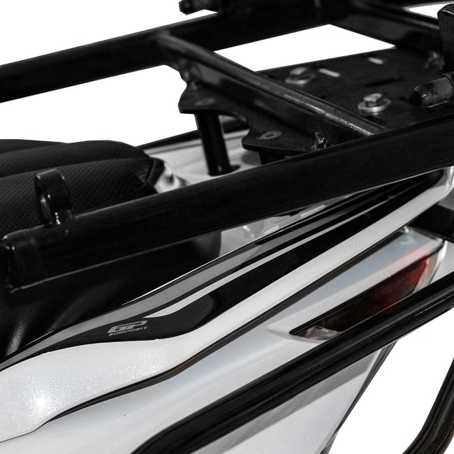 Honda PCX 125 2021-2023 için GPK kuyruk çıkartmaları 3D siyah-gri (çift)