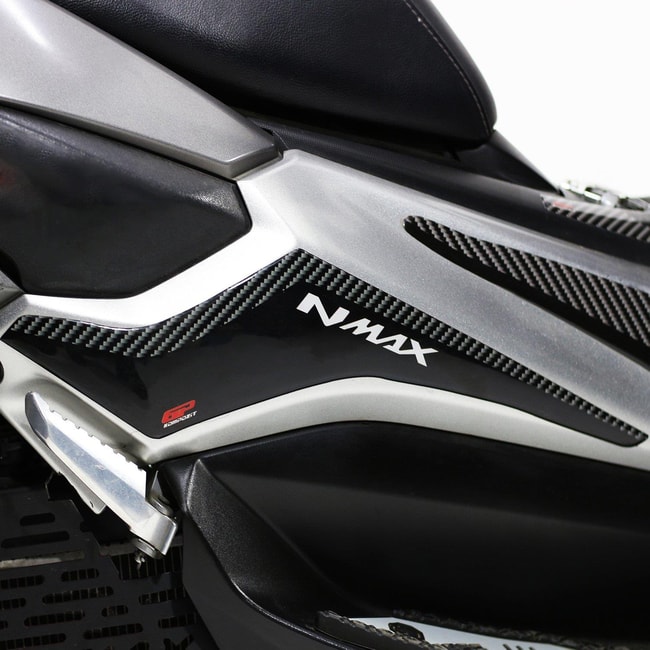 GPK σετ 3D αυτοκόλλητα Yamaha NMAX 125 / 155 2015-2020 μαύρο-carbon