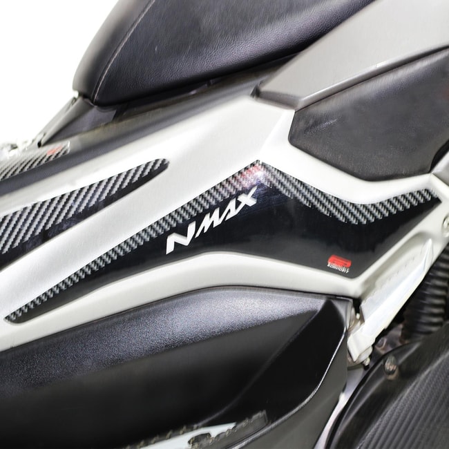 GPK σετ 3D αυτοκόλλητα Yamaha NMAX 125 / 155 2015-2020 μαύρο-carbon