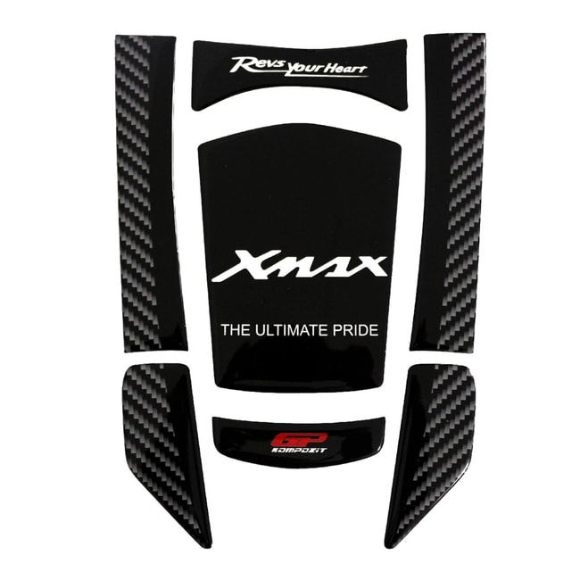 Yamaha X-Max 125/250/300/400 2018-2022 için GPK ayak paneli pedi 3D seti