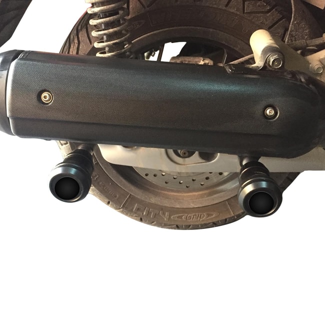 GPK exhaust crash protectors for Yamaha X-Max 125 / 250 / 300 2018-2023