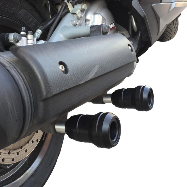 GPK exhaust crash protectors for Yamaha X-Max 250 / 400 2014-2017