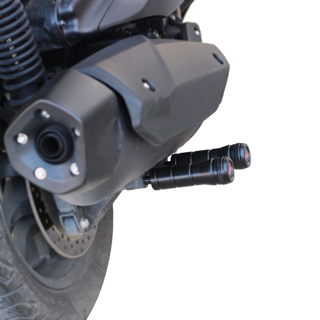 GPK exhaust crash protectors for Yamaha X-Max 400 2018-2022