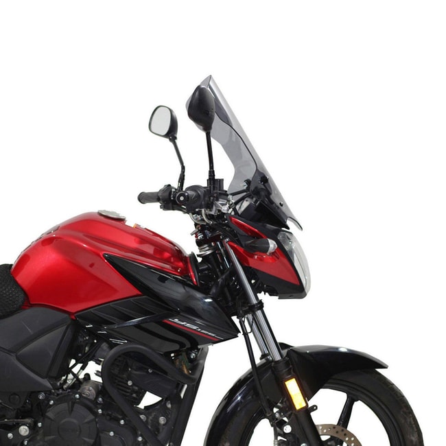 GPK windscreen compatible with Yamaha YS 125 2017 2020 50cm fume Moto Discovery
