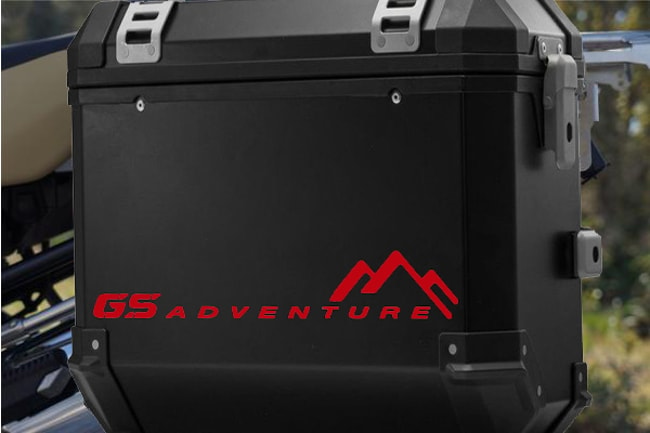 Adhesivos maletas laterales para R1200GS Adventure (2 uds.) rojo