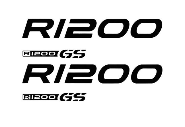 Kit de logotipos de depósito para R1200GS '04-'12 negro
